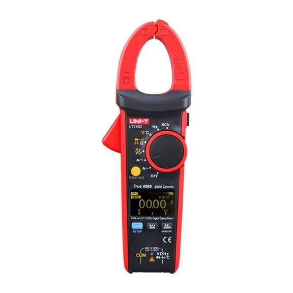 UNI-T UT216D 600A TRMS Digital AC/DC Clamp Meter