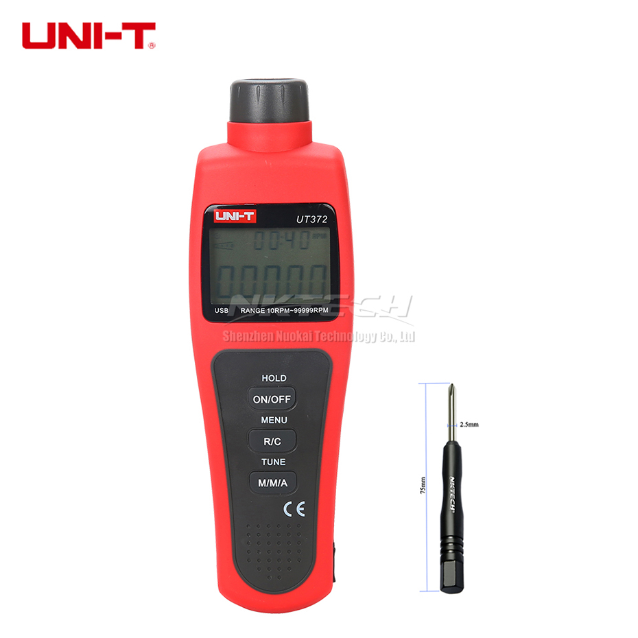 UNIT UT373 UT372 UT371 Digital Tachometers NonContact Target RPM Test