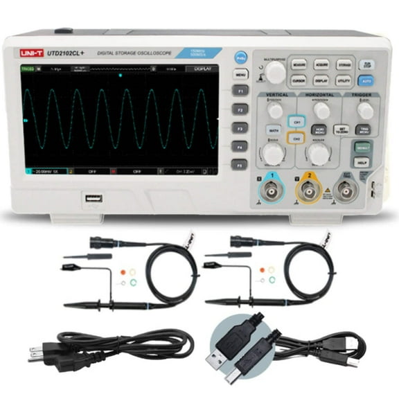 UNI-T UTD2102CL+ 100MHz 2CH DSO Digital Storage Oscilloscope