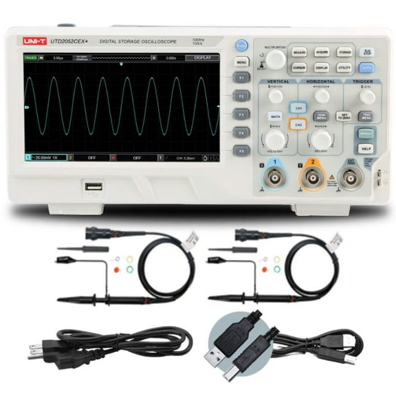UNI-T UTD2202CEX+ 200MHz 2Ch DSO Digital Storage Oscilloscope