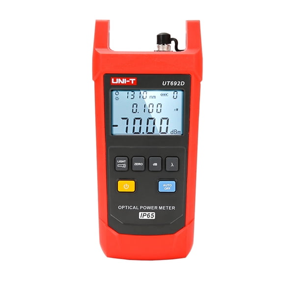 UNI-T Uni-trend Fiber Optic Tool Optical Power Meter Visual Fault Locator UT692D -70-10dBm -50-26dBm 10mW FC/SC/ST Connector Optical Multimeter (Power Meter & VFL)(UT-692D)