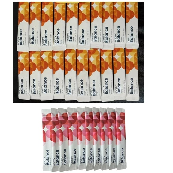 UNICITY DUO : 10 BERRY SACHETS + 20 ORANGE SACHETS | DRINK MIXES