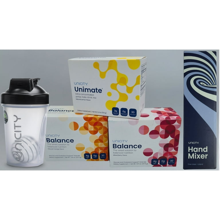 UNICITY TRIO: Balance Orange (1box), Mixed Berry Flavor (1box