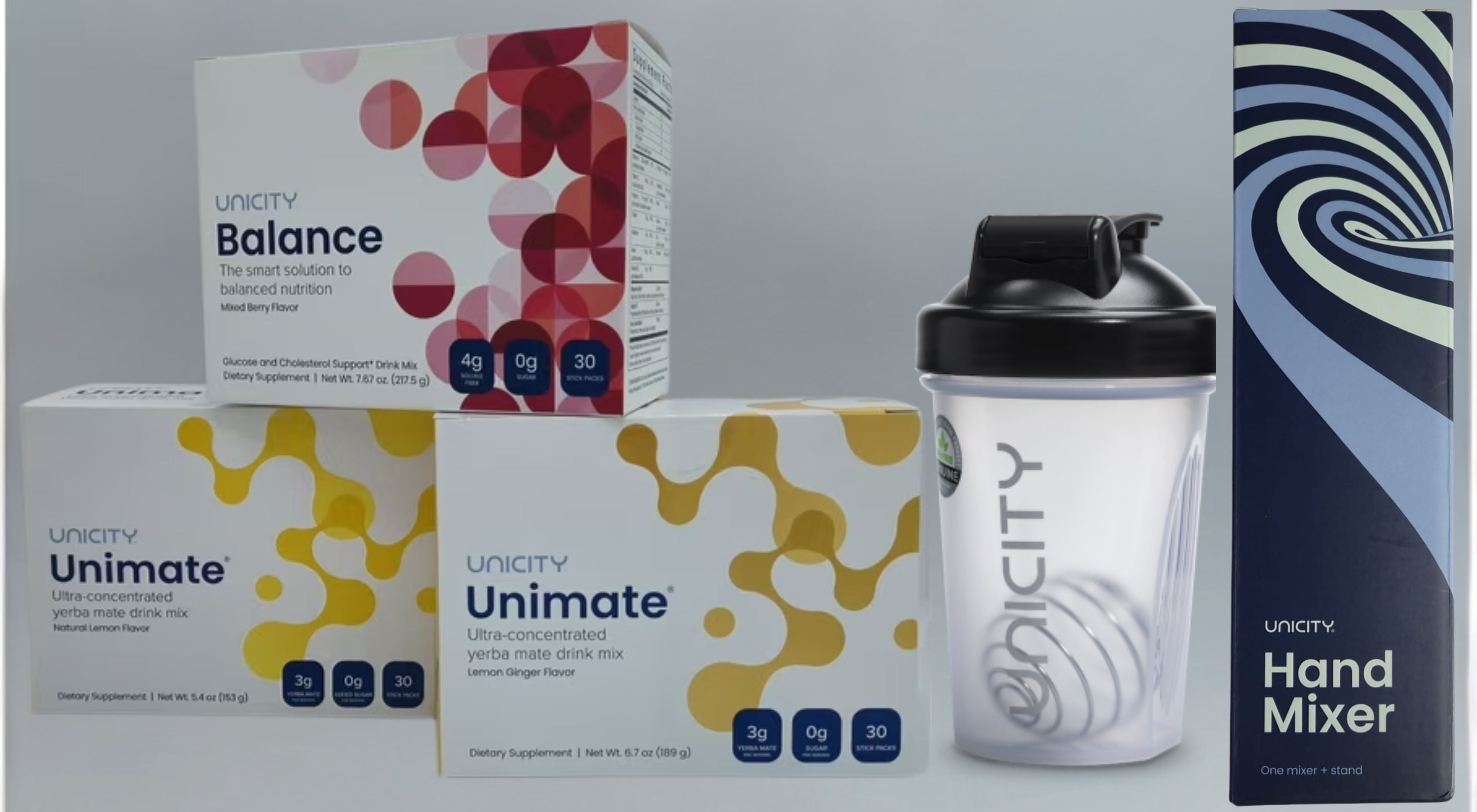 UNICITY TRIO: Mixed Berry Balance ( 1 Box )+ Natural Lemon ( 1 Box