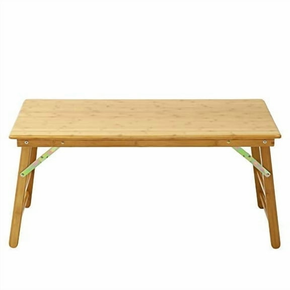 UNICOO Bamboo Rectangular Folding Table Children's Art Craft Study Activity Table, Picnic Table, and Entertainment Table. (Table Only)