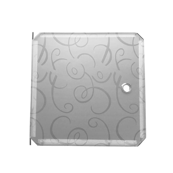 UNICOO® DIY Plastic Cube Organizer Replacement Panels (Semi-Transparent Door: 14 * 14 Inch)