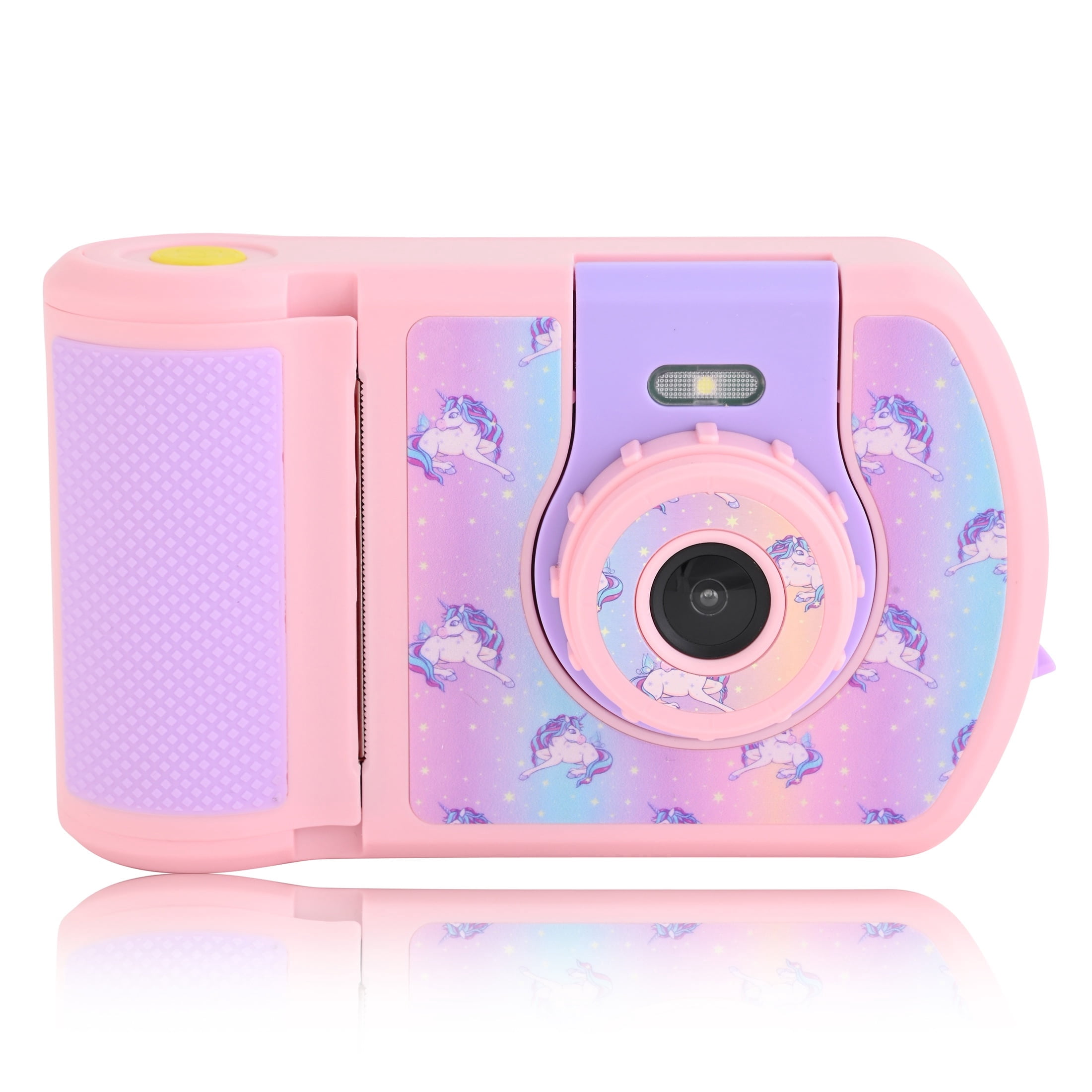 Pink Unicorn Accutime Kids Camera with Thermal Printing, MP3