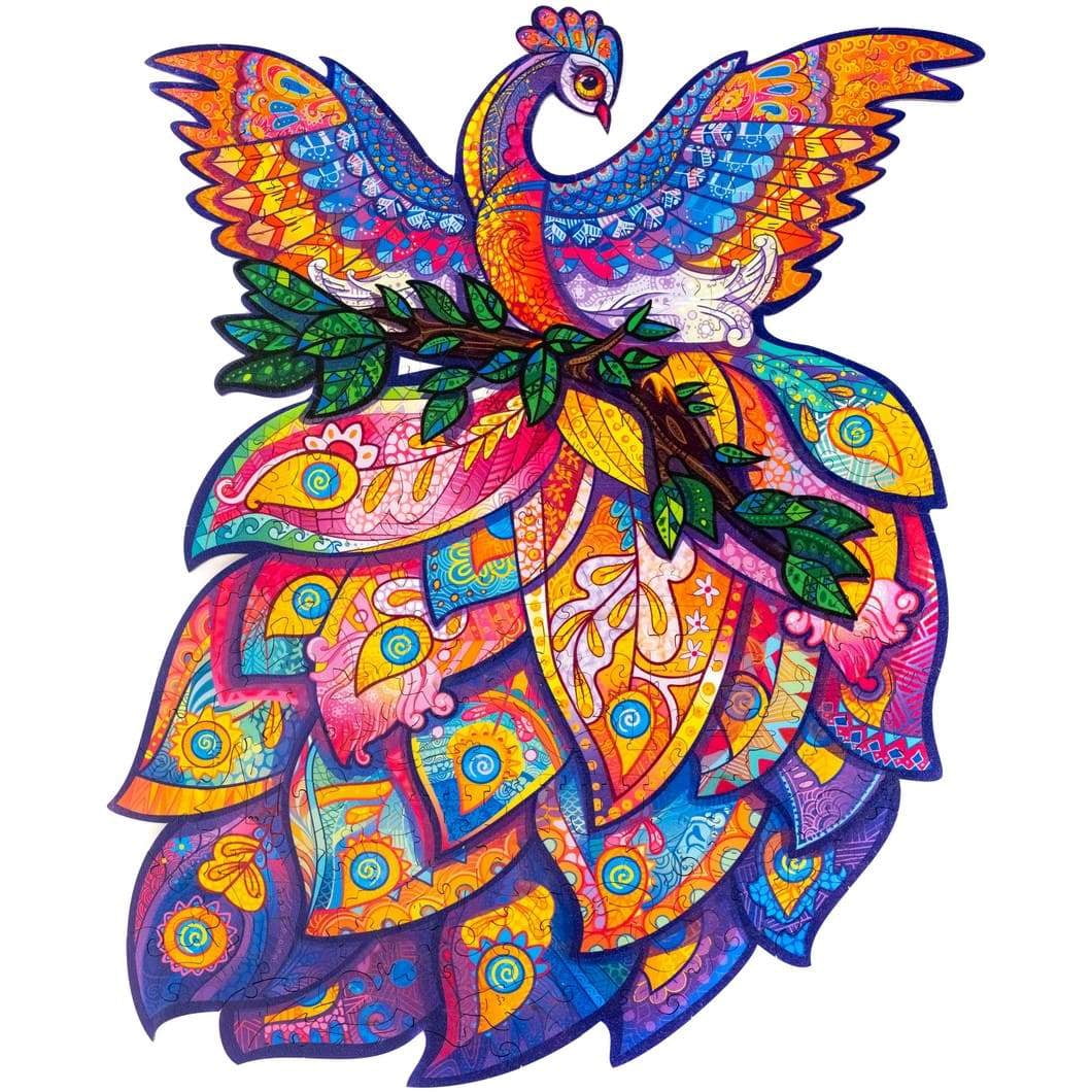 UNIDRAGON Fairy Bird Wooden Jigsaw Puzzle M 198 Pieces