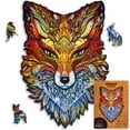 thumbnail image 1 of UNIDRAGON Fiery Fox Wooden Jigsaw Puzzle RS 700 Pieces, 1 of 9