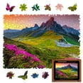thumbnail image 1 of UNIDRAGON Wooden Puzzle Mountain 500 Pieces KS Nature View, 1 of 8