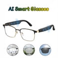 thumbnail image 1 of UNIFULL Bluetooth Smart Audio Glasses for Men Women - Blue Light Protection, Color-Changing Polarized Lenses, Open Ear Speakers, Magnetic Charging, Remote Shutter, Gold, 1 of 10