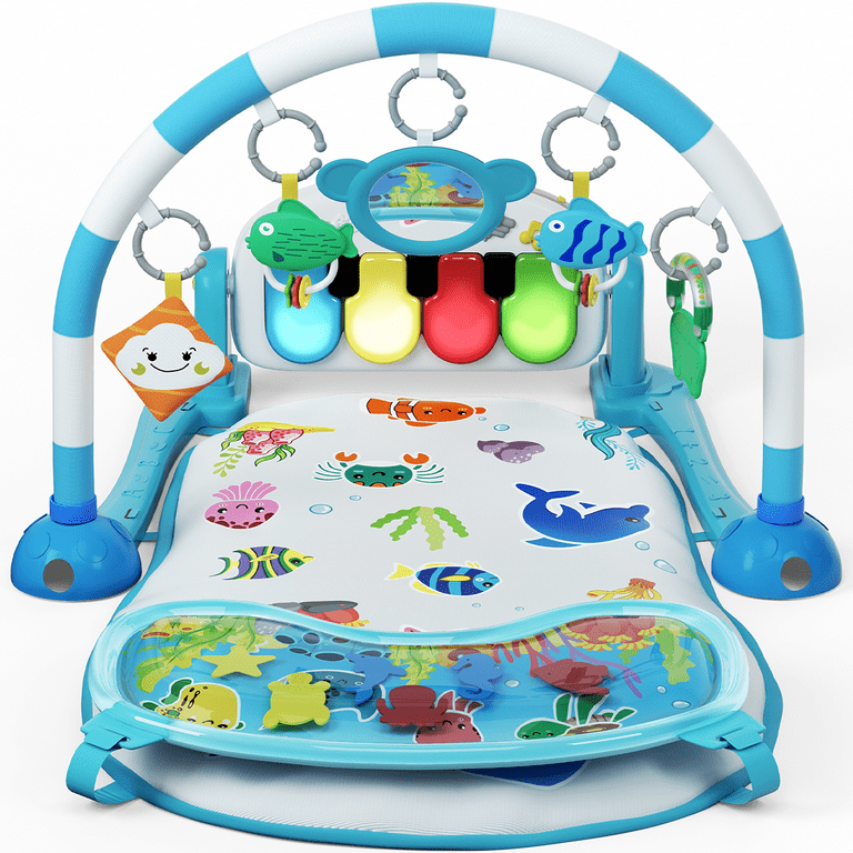 5 in 1 Baby Playmat Kick Lay Play Piano Safari Fitness Gym/Arch Musical Mat  UK