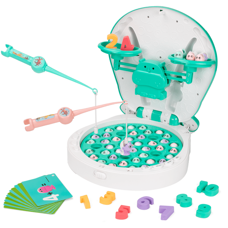 UNIH Fishing Toys with Math Balance, Magnetic Fishing Games for 3-5 Years  Old Boys Girls Gift 
