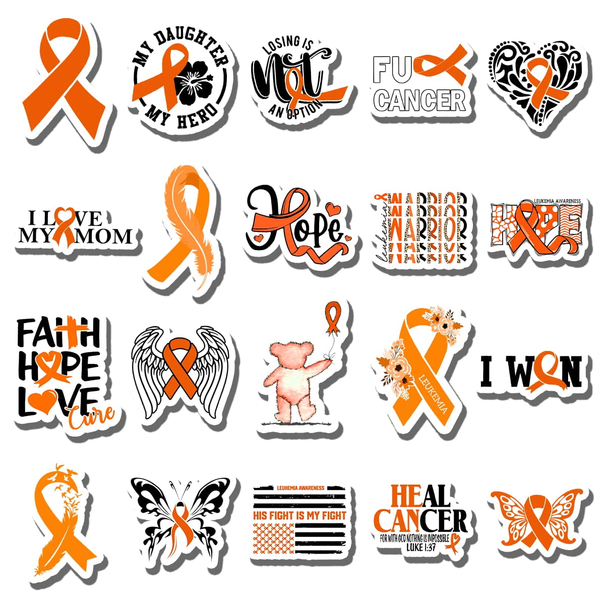  Lung Cancer Ribbon, White, Printed Vinyl Decal, Sticker, Label  for car, Cell Phone, Window, Computer, Wall, etc. : Cell Phones &  Accessories