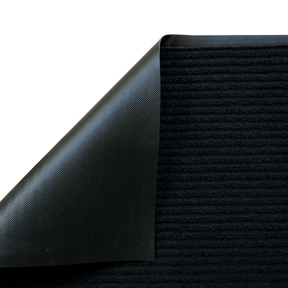 UNIMAT 3x5 (36"x60") Outdoor-Indoor Doormat with Waterproof Black Rubber Backing - Stylish Dual Ribbed Welcome Mat, Perfect for Home, Office, and Kitchen Entrances