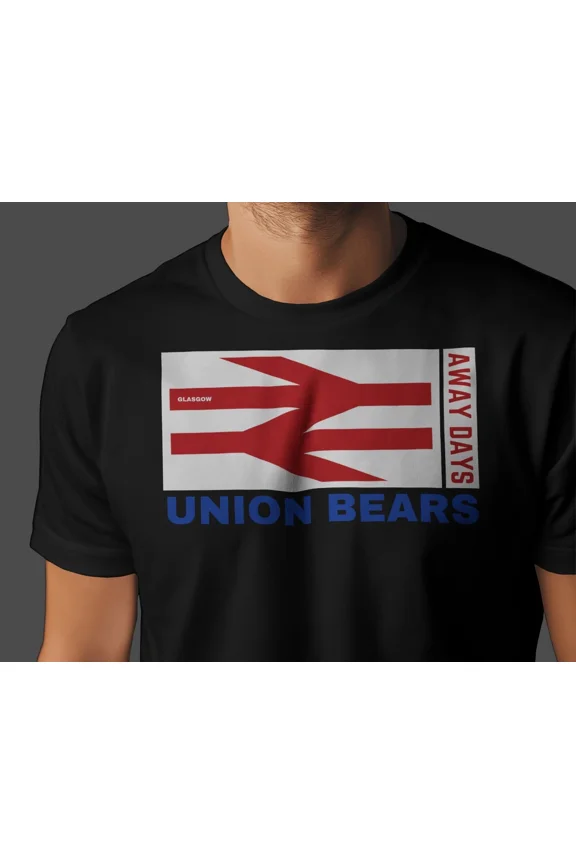 UNION BEARS Away Days T Shirt | Blues Rangers Hooligans Ibrox | Glasgow Uni Org