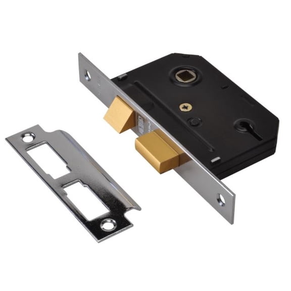 UNION - ES-SL Essentials 3 Lever Mortice Sashlock Chrome 79mm 3in Visi