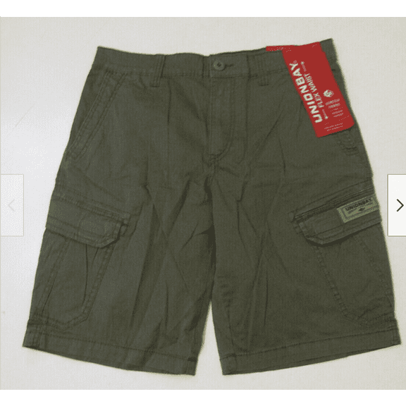 UNIONBAY Men's Lightweight Stretch Twill Cargo Shorts, Dusty Olive, Size 40