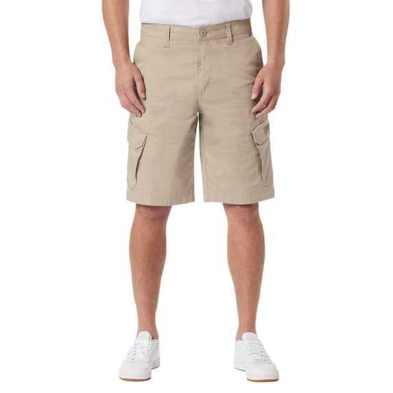UNIONBAY Men�s Oversized Cargo Pockets with Velcro� Closures Short (US, Numeric, 34, Regular, Regular, TAN)