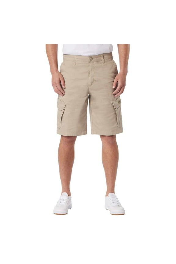 Mens Oversized Cargo Pockets with Velcro Closures Short (US, Numeric, 40, Regular, Regular, TAN)