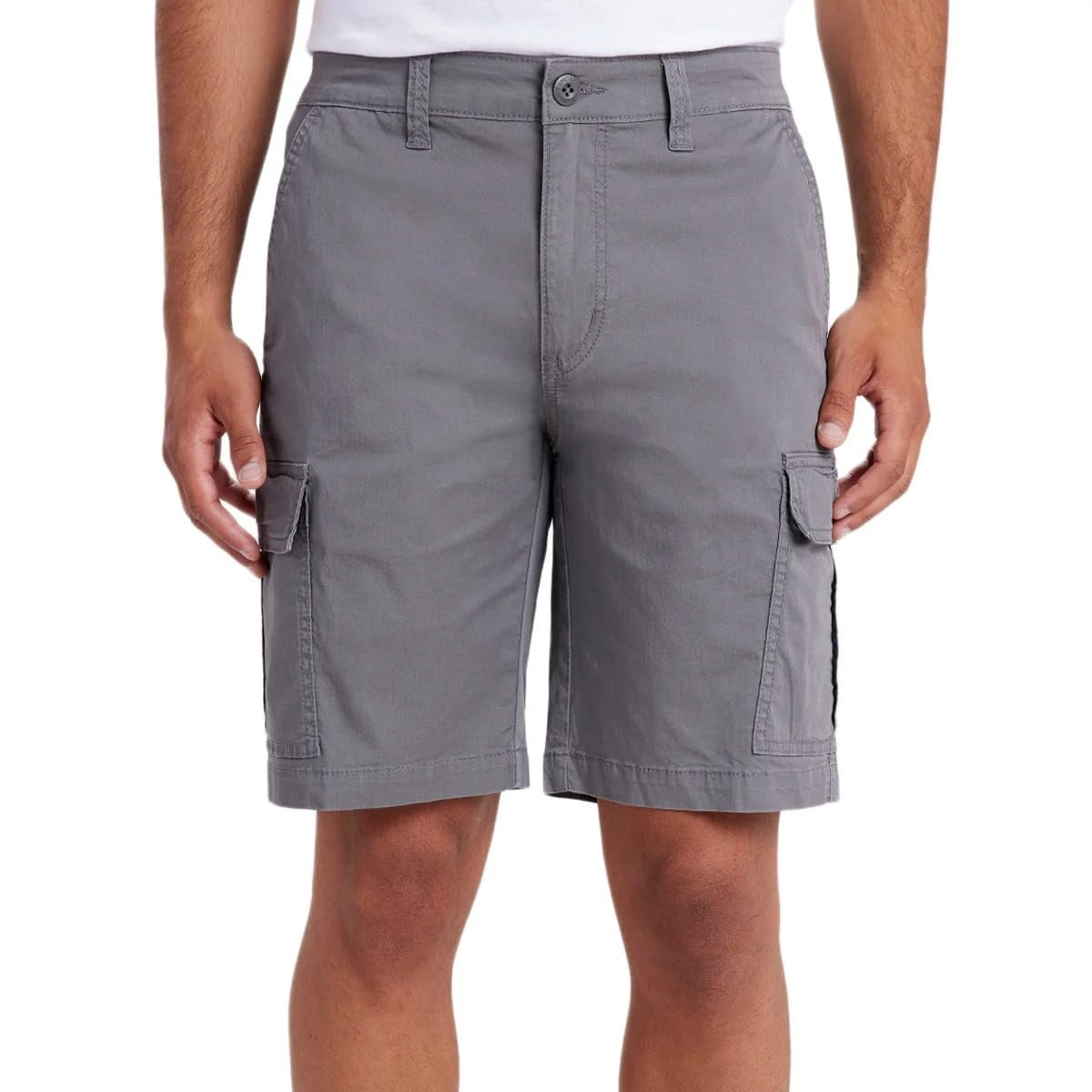UNIONBAY Men's Flex Waist Cargo Shorts (Green Camo, 40