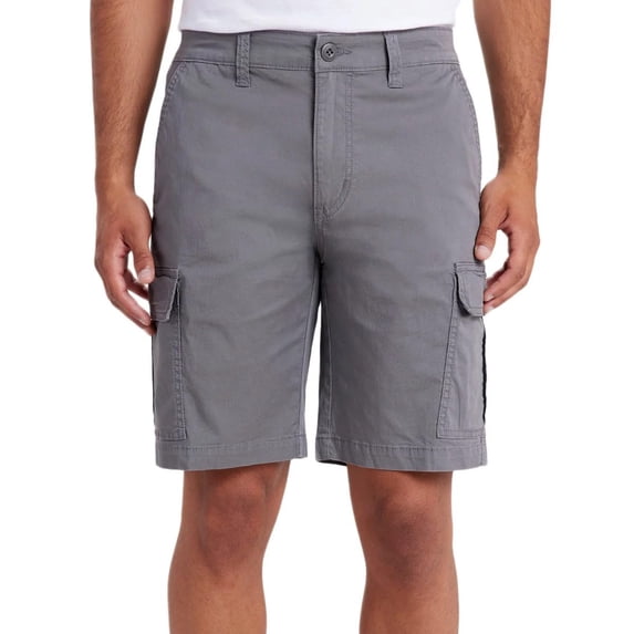 UNIONBAY Men's Relaxed Fit Flex Waist Cargo Short (Gray, 42)