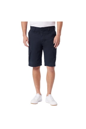 Mens Flex Waist Lightweight Cargo Shorts, Navy Blue, 40