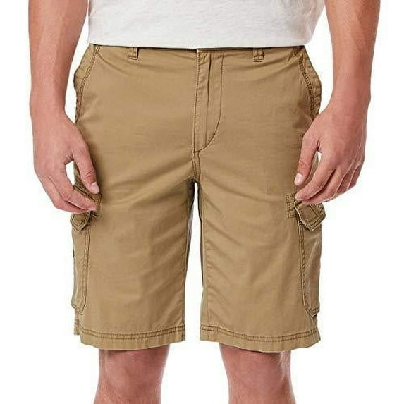 UNIONBAY Montego Cargo Shorts for Men Assorted Colors and Sizes - Comfort Stretch Color: Grain 2020, Size: 42
