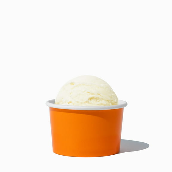UNIQ 4 oz Orange Ice Cream Cups - 1000/Case
