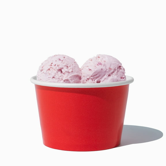 UNIQ 8 oz Red Ice Cream Cups - 1000/Case