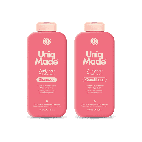 UNIQ MADE Curly Hair Shampoo and Conditioner, 11.8 fl oz
