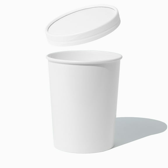 UNIQ Quart 32 oz Ice Cream To-Go Containers With Non-Vented Lids - 250/Case