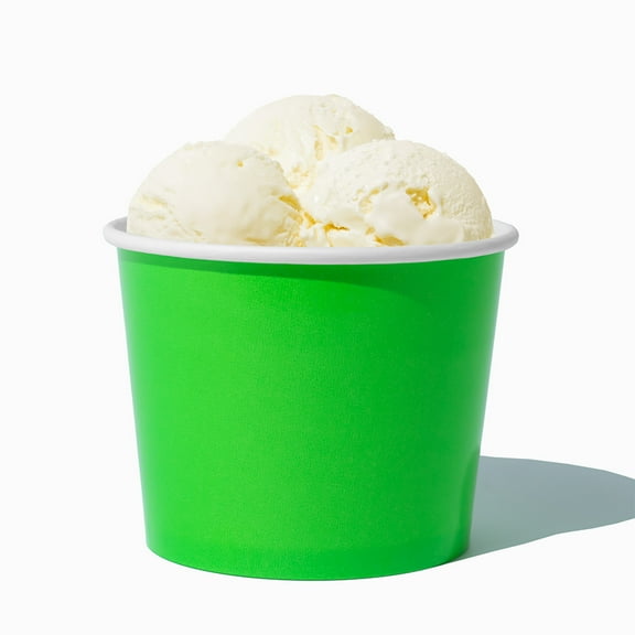 UNIQ 12 oz Green Ice Cream Cups
