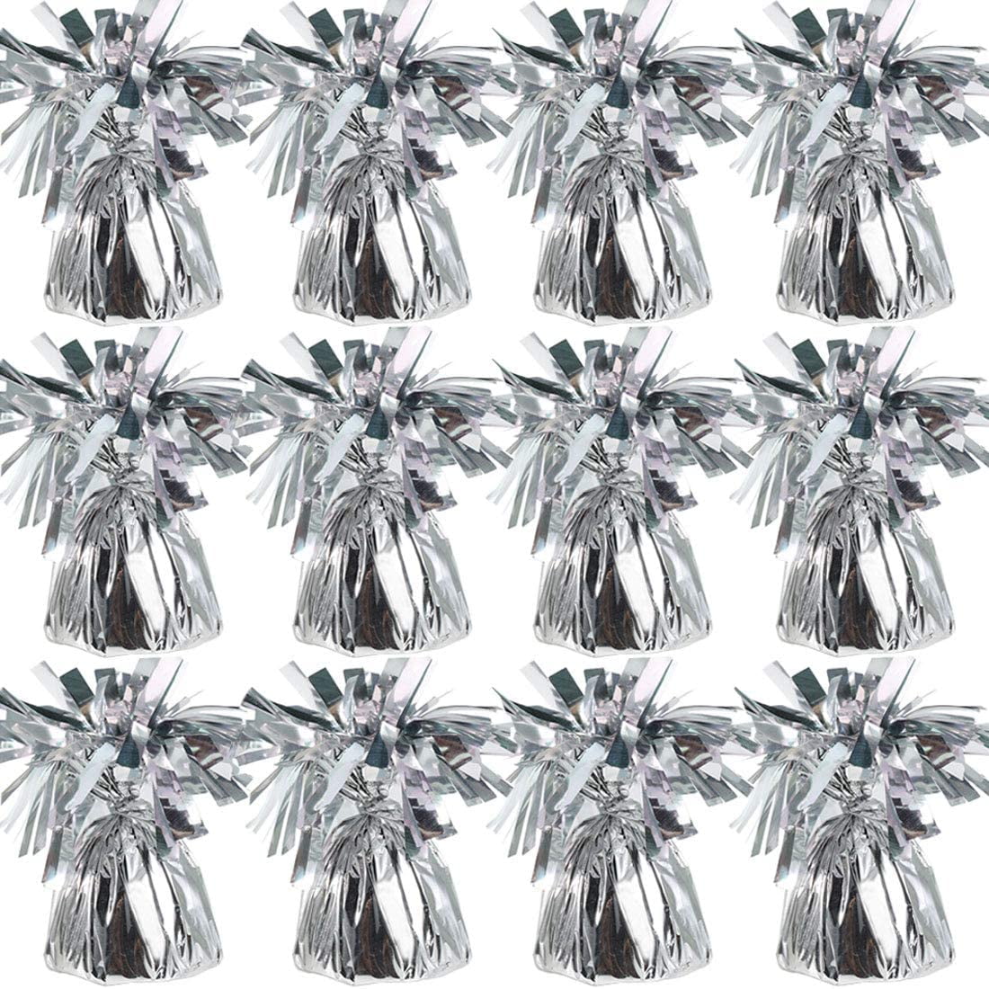 12Pcs Rose Gold Balloon Weights - 5oz Heavy Solid Balloon Holders For Party Decor