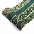 thumbnail image 1 of UNIQOOO 40 Yards 4 Rolls Seamless Green Christmas Wired Ribbon Set, 2.5 inch x 10yd. Satin Burlap Wired Edge Ribbon for Xmas Tree Décor, Gift Wrap Box, Bows, Wreath, Garland, Floral DIY Craft, Wedding, 1 of 9