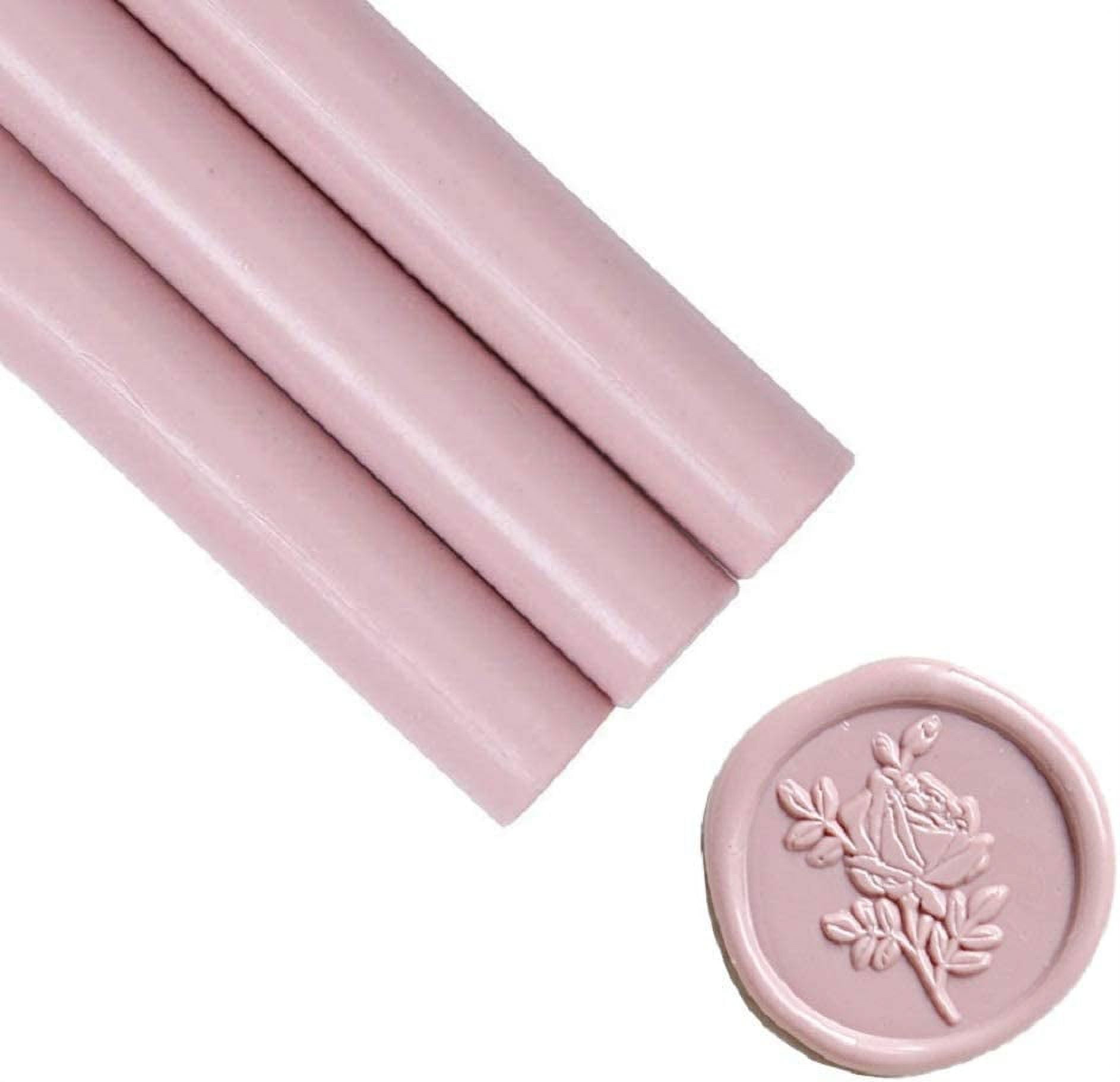 UNIQOOO Mailable Glue Gun Sealing Wax Sticks for Wax Seal Stamp - Metallic Gold, Great for Cards, Wedding Invitations, Envelopes, Snail Mails, Wine