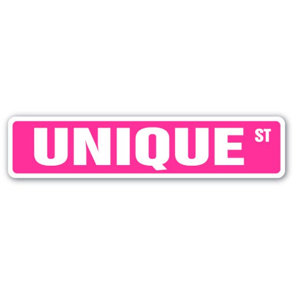 UNIQUE Street Sign Childrens Name Room Sign | Indoor/Outdoor | 18