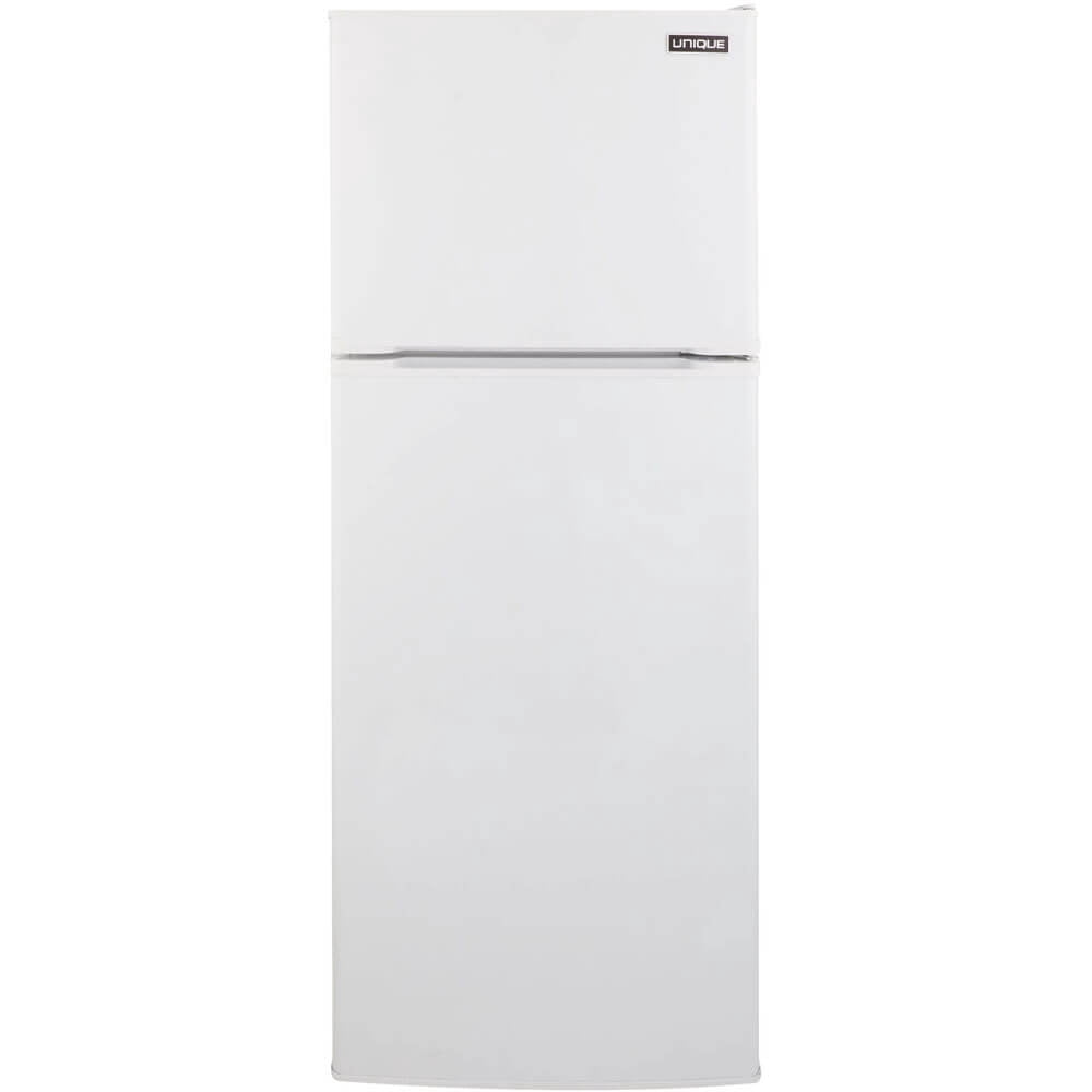 UNIQUE10.3 Cu. Ft. White Solar DC Off-Grid Top Freezer Refrigerator