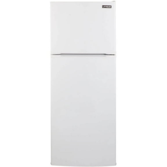UNIQUE10.3 Cu. Ft. White Solar DC Off-Grid Top Freezer Refrigerator
