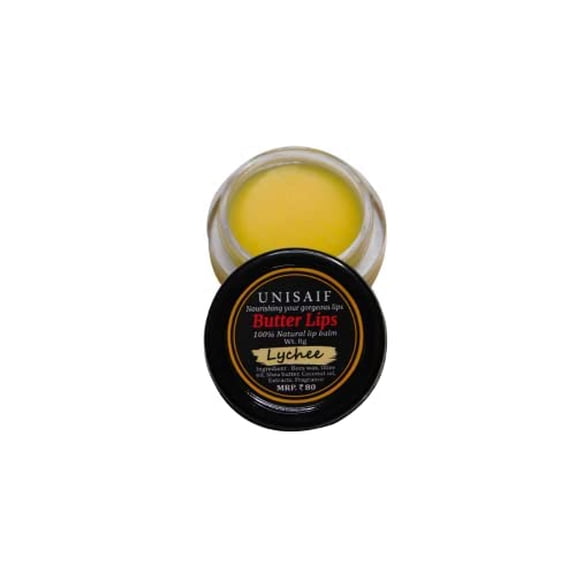 UNISAIF Lychee Lip Balm  Organic Hydrating Lip Balm Used for Lip Care | Natural Lip Balm | Lip Brightening Cream for Dark Lips | Best Lip Balm & Vegan Lip Balm (0.28Fl oz 8g)