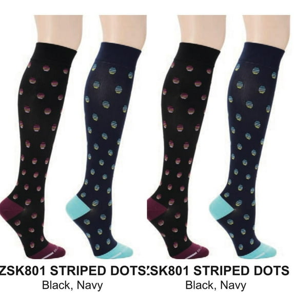 UNISEX 4 PAIRS DR.MOTION SPORTS COMPRESSION KNEE HIGH SOCKS SIZE 2 LADIES SOCKS SIZE 9-11 MENS SOCKS SIZE 11-12