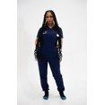 thumbnail image 2 of Unisex Medical Scrub Pants - Straight Leg, Drawstring, 6 Pockets. Royal Blue, 4XL. Kore Brand. 2 of 6