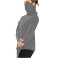 thumbnail image 1 of UNISEX Summer Casual Solid Color Long Sleeved Ice Silk Sunscreen Cool Sun Protection Lightweight Tops, 1 of 7