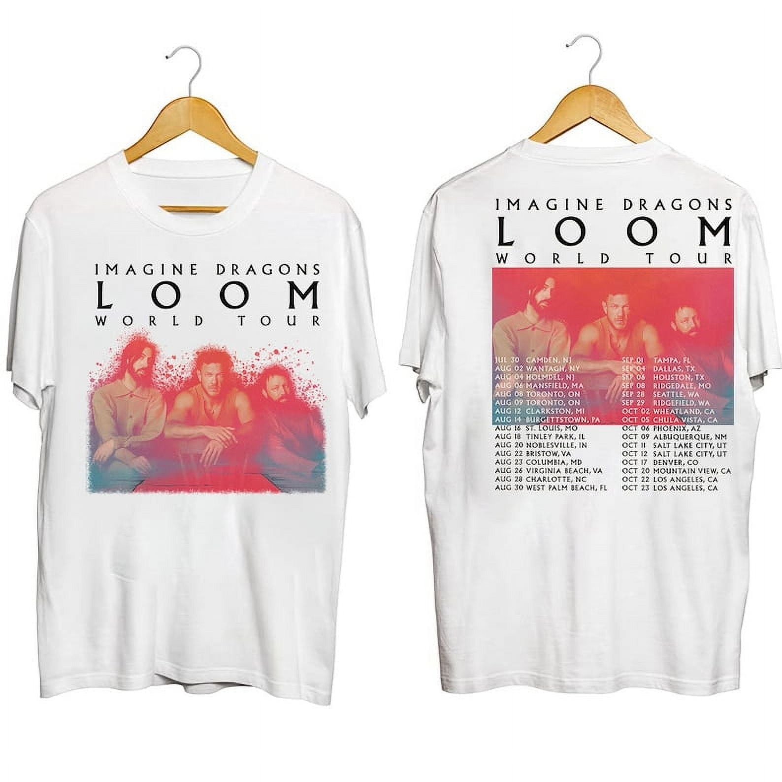UNISEX TSHIRT, Imagine Dragons Loom World Tour 2024 Shirt, Imagine