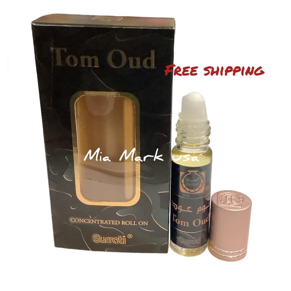 UNISEX TOM OUD CONCENTRATED ROLLON FRAGRANCES FREE FROM ALCOHOL BY SURRATI WITH FREE SHIPPING