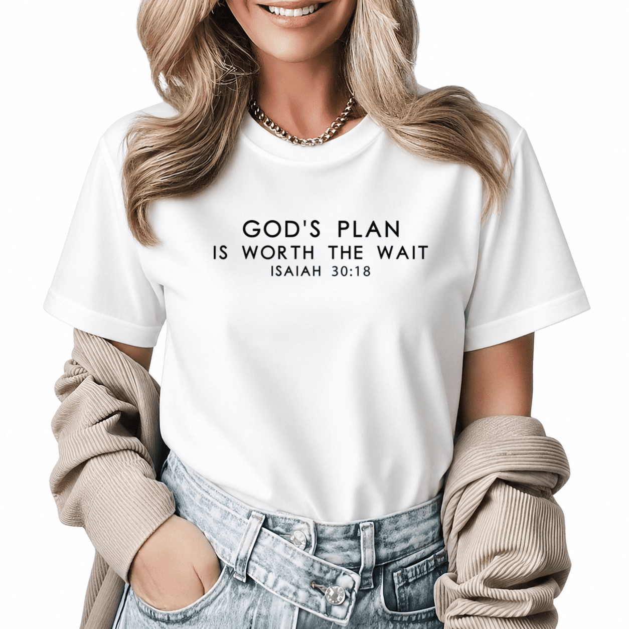 UNISHE His Plan Is Worth the time Isaiah 30 18 Minimalist Scripture ...