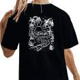 thumbnail image 1 of UNISHE Salty Soul Beach Womens Print Tshirt Graphic Tees White/Black S-5XL Tops, 1 of 4