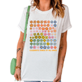 thumbnail image 1 of UNISHE Women's Celebrate Minds Of All Kinds Floral Autism Awareness Casual Crew Neck Short Sleeve T-Shirt Top, 1 of 5