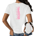 thumbnail image 1 of UNISHE Women's Christian Faith Tee Short Sleeve T-Shirt Vertical Jesus Quote John 14:6 Bible Verse Graphic Cotton Blend Casual Fit, 1 of 5