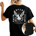 thumbnail image 1 of UNISHE Women's "Faith Over Fear" Psalm 23:4 Christian Dove Graphic Short Sleeve T-Shirt Casual Breathable Crewneck Top, 1 of 5